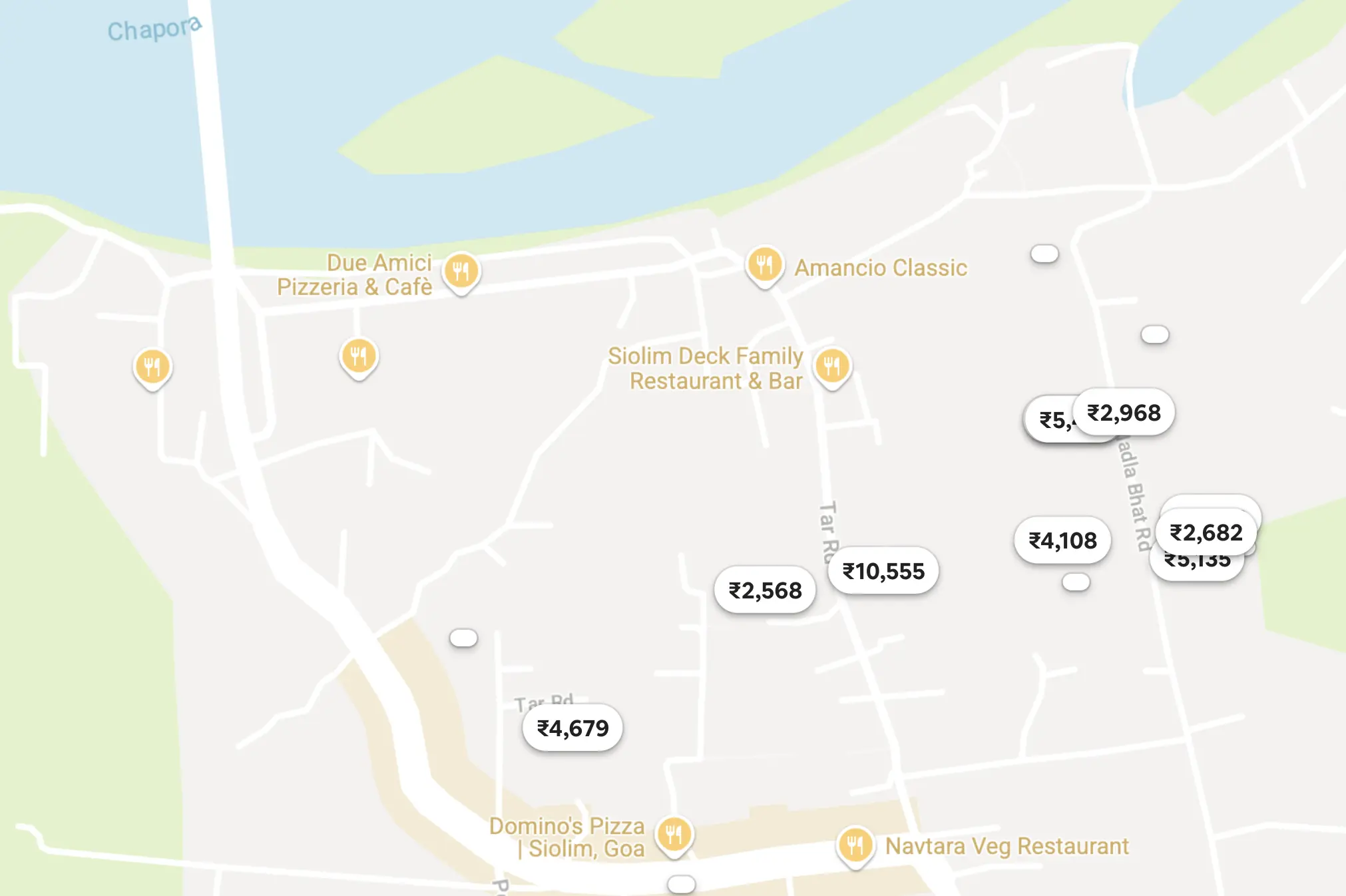 Live Competitor Scan Dashboard showing map with competitor prices from RentRight